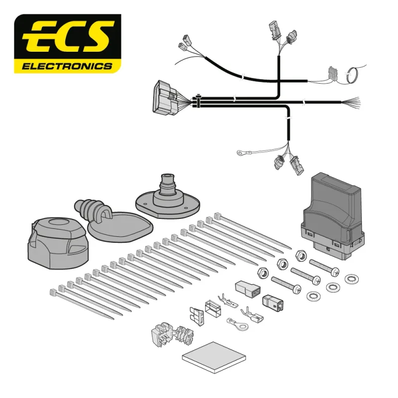 ECS 13 Pin Dedicated Wiring Kit – TESLA MULTIKIT – TS00113U