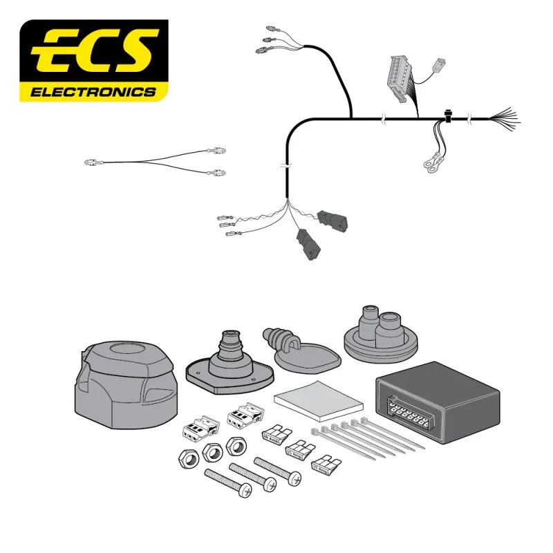 ECS 13 Pin Dedicated Wiring Kit – Touareg 05/2010 – 05/2018 – VW101D1U