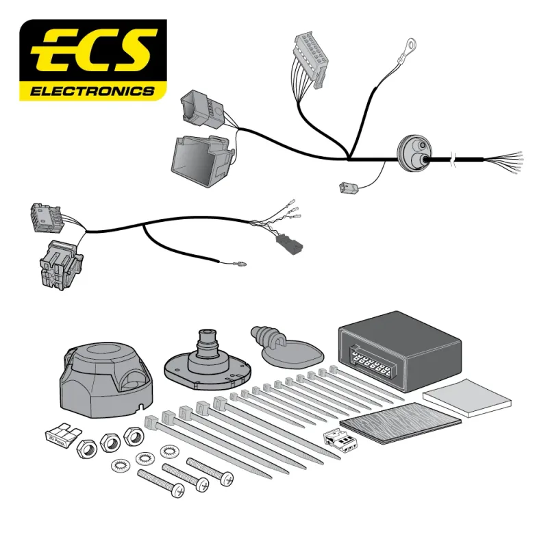 ECS 7 Pin Dedicated Wiring Kit – AUDI/VOLKSWAGEN MULTIKIT – AU06807MU