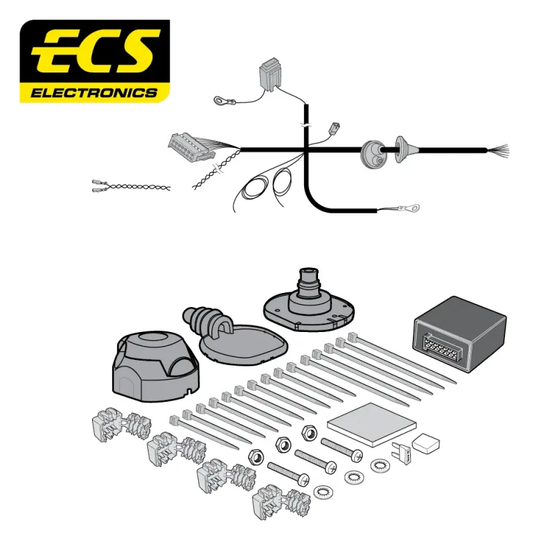 ECS 7 Pin Dedicated Wiring Kit – BMW MULTIKIT – BW03107U