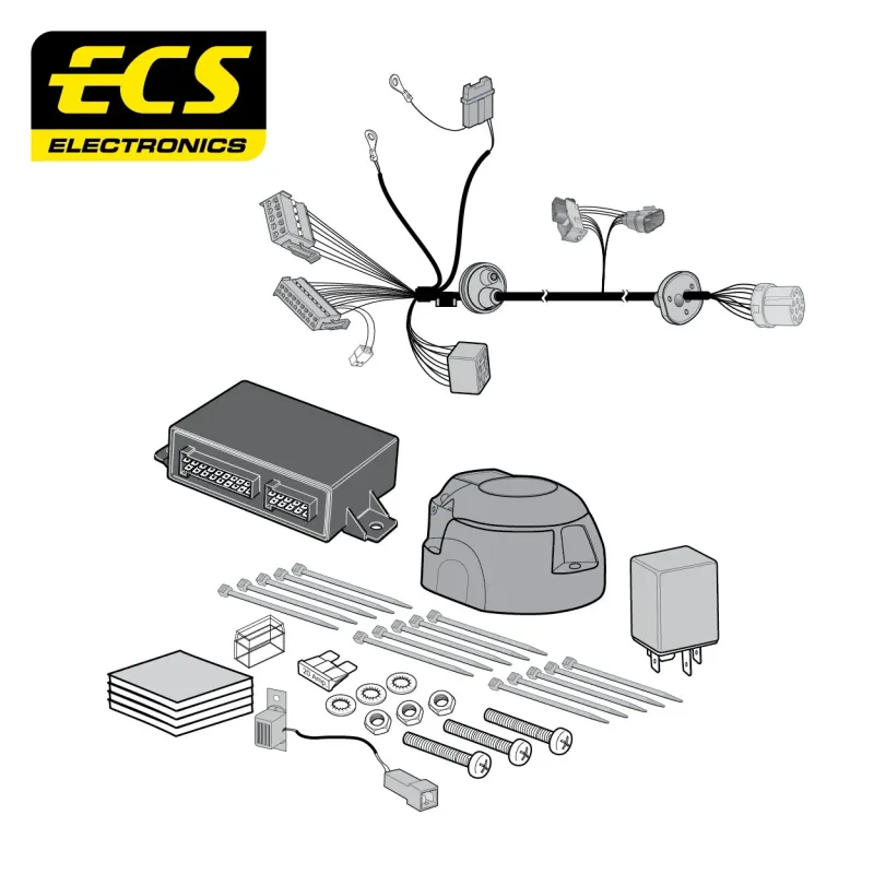 ECS 13 Pin Dedicated Wiring Kit – MULTIKIT – FI05513MU
