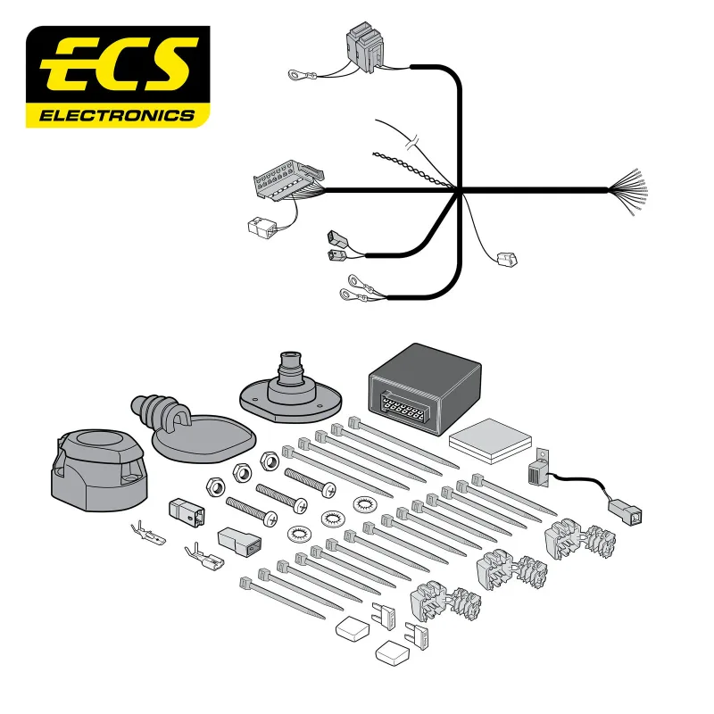 ECS 13 Pin Dedicated Wiring Kit – MULTIKIT – BD00413U
