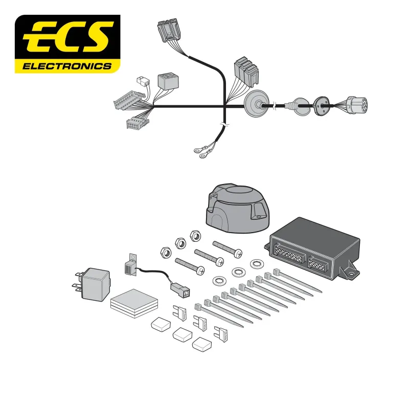 ECS 13 Pin Dedicated Wiring Kit – MULTIKIT – TO36113MU