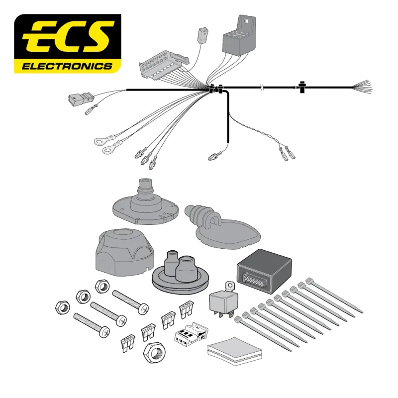 ECS 13 Pin Dedicated Wiring Kit – AUDI MULTIKIT – AU056D1U