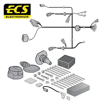 ECS 13 Pin Dedicated Wiring Kit – Korando 11/2013 – 08/2019 – SY01613U