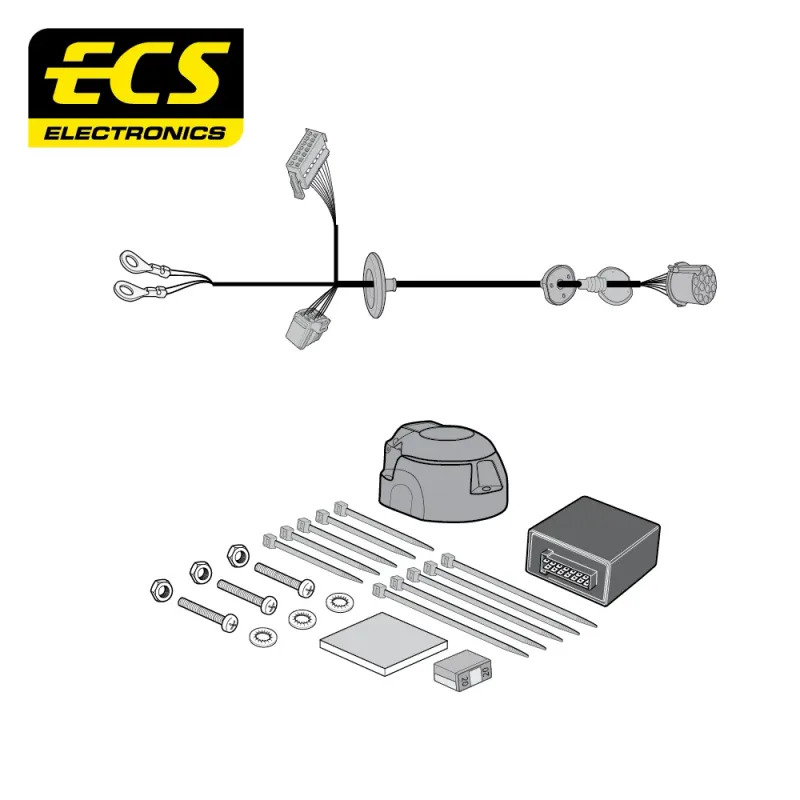 ECS 13 Pin Dedicated Wiring Kit – JAGUAR MULTIKIT – JG00913U